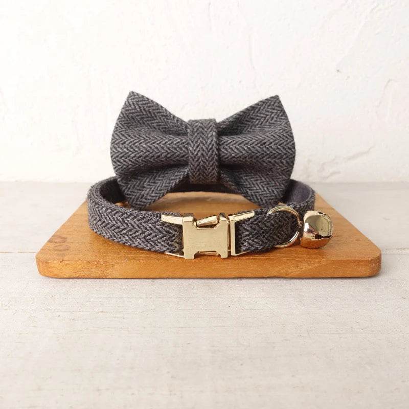 Cat Collar with Bell & Bow - SnaggIt
