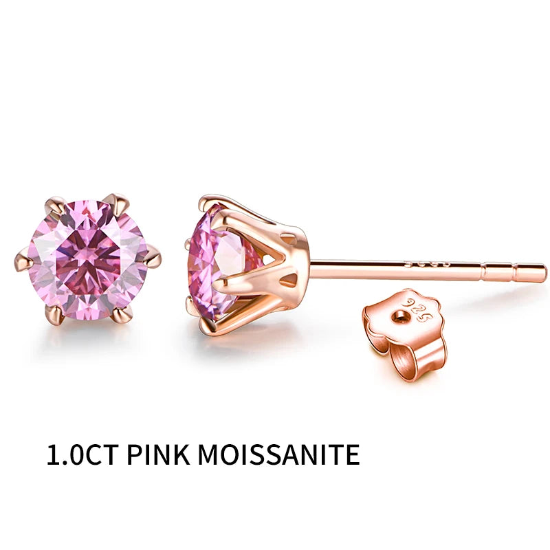 Moissanite Stud Earrings