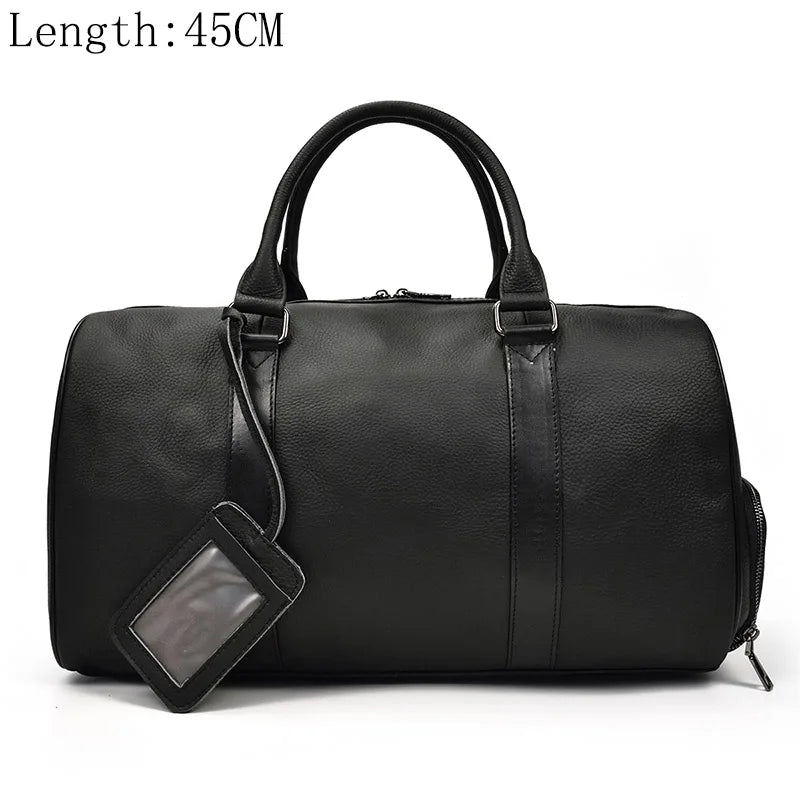 Genuine Leather Travel Duffel