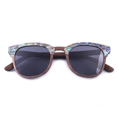 Seashell Walnut Wood Sunglasses
