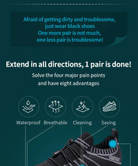 Lightweight Everyday Trainers Waterproof Slip-On Running Shoes