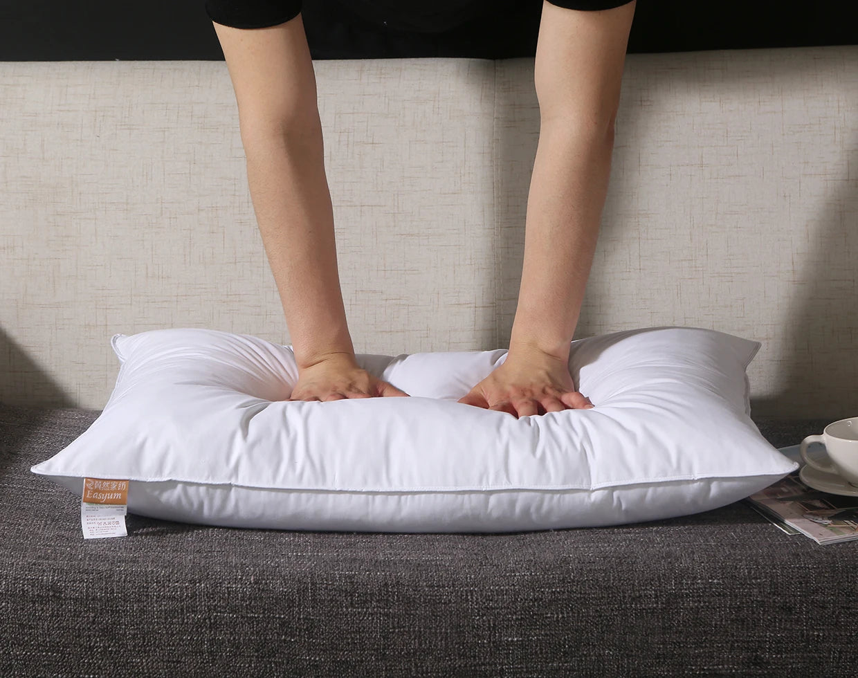 Goose Down & Feather Cushion Core – 100% Cotton Cover by Snagg A Pillow