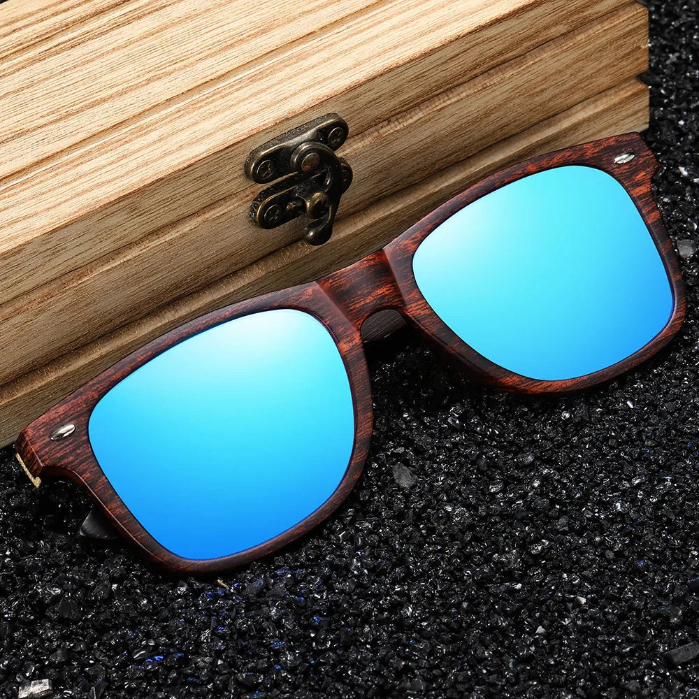 Handmade Natural Wooden Pilot Sunglasses