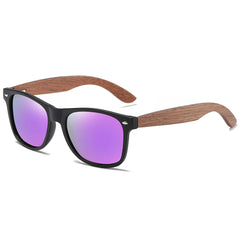 Handmade Walnut Wooden Polarized Sunglasses by Snagg It Sunglasses