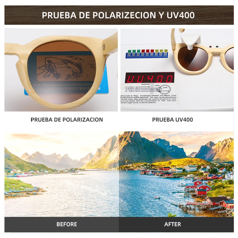 Bamboo Polarized Sunglasses