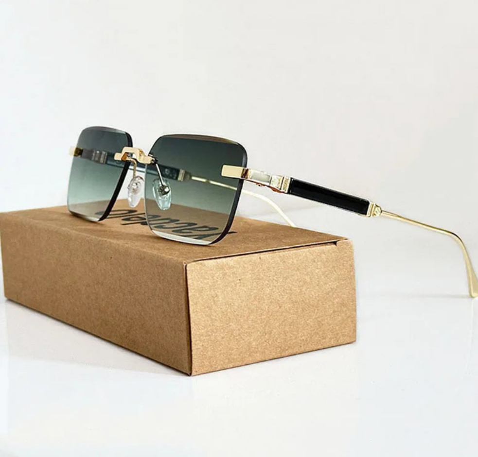Rimless Square Sunglasses by Snagg A Shades