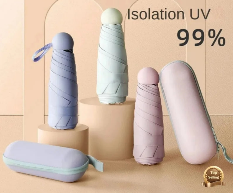 Mini Portable Sun & Rain Protection Umbrella by Snagg An Umbrella