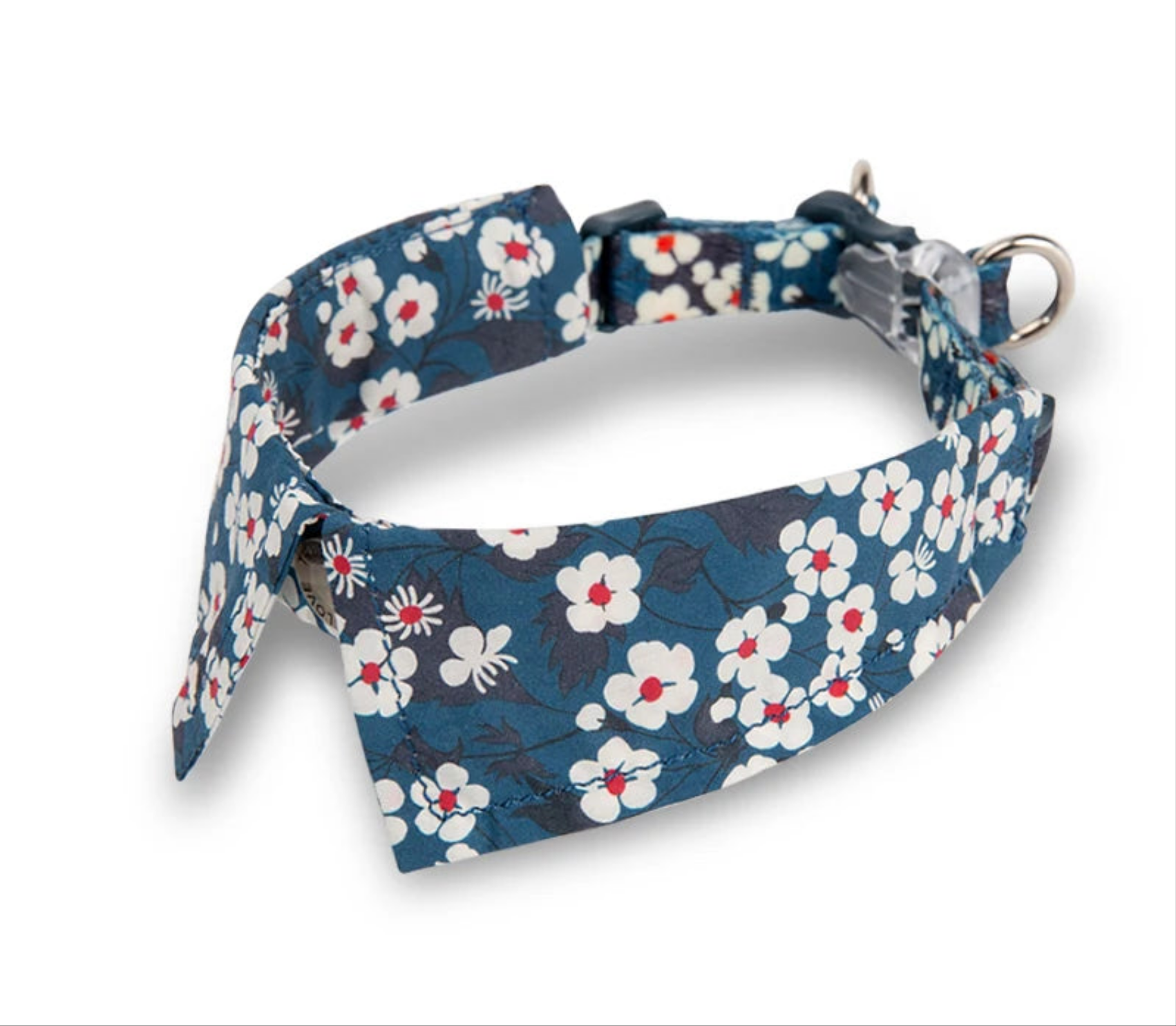 Floral Pet Collar with Bow by Snagg A Pet Collars