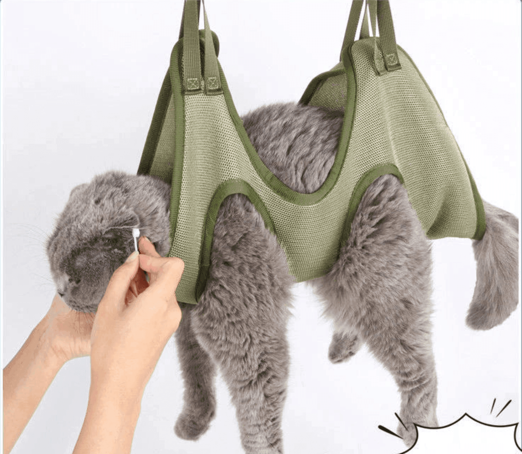 Cat & Dog Grooming Hammock - SnaggIt