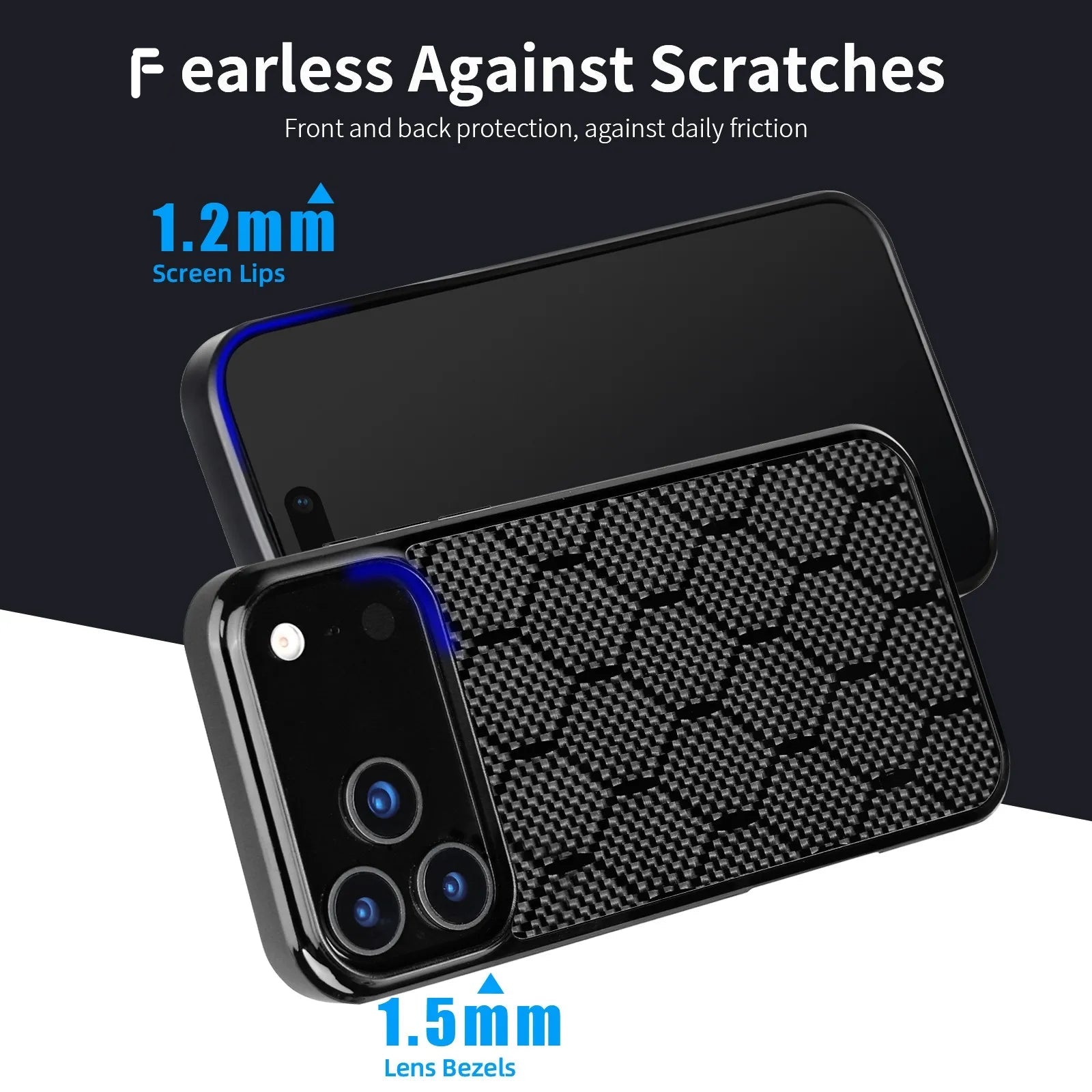 Magnetic Forged Carbon Fiber Honeycomb Case for iPhone Series by Snagg A Phone Case