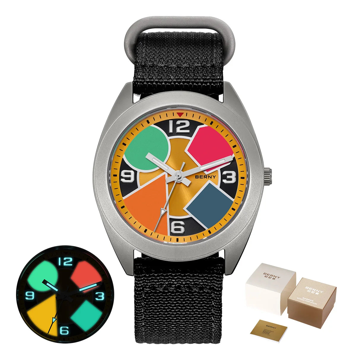 Titanium Watch for Men – Canvas Strap Edition