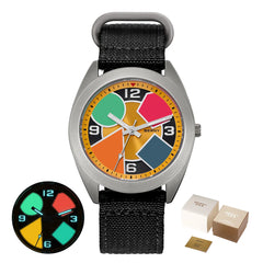 Titanium Watch for Men – Canvas Strap Edition