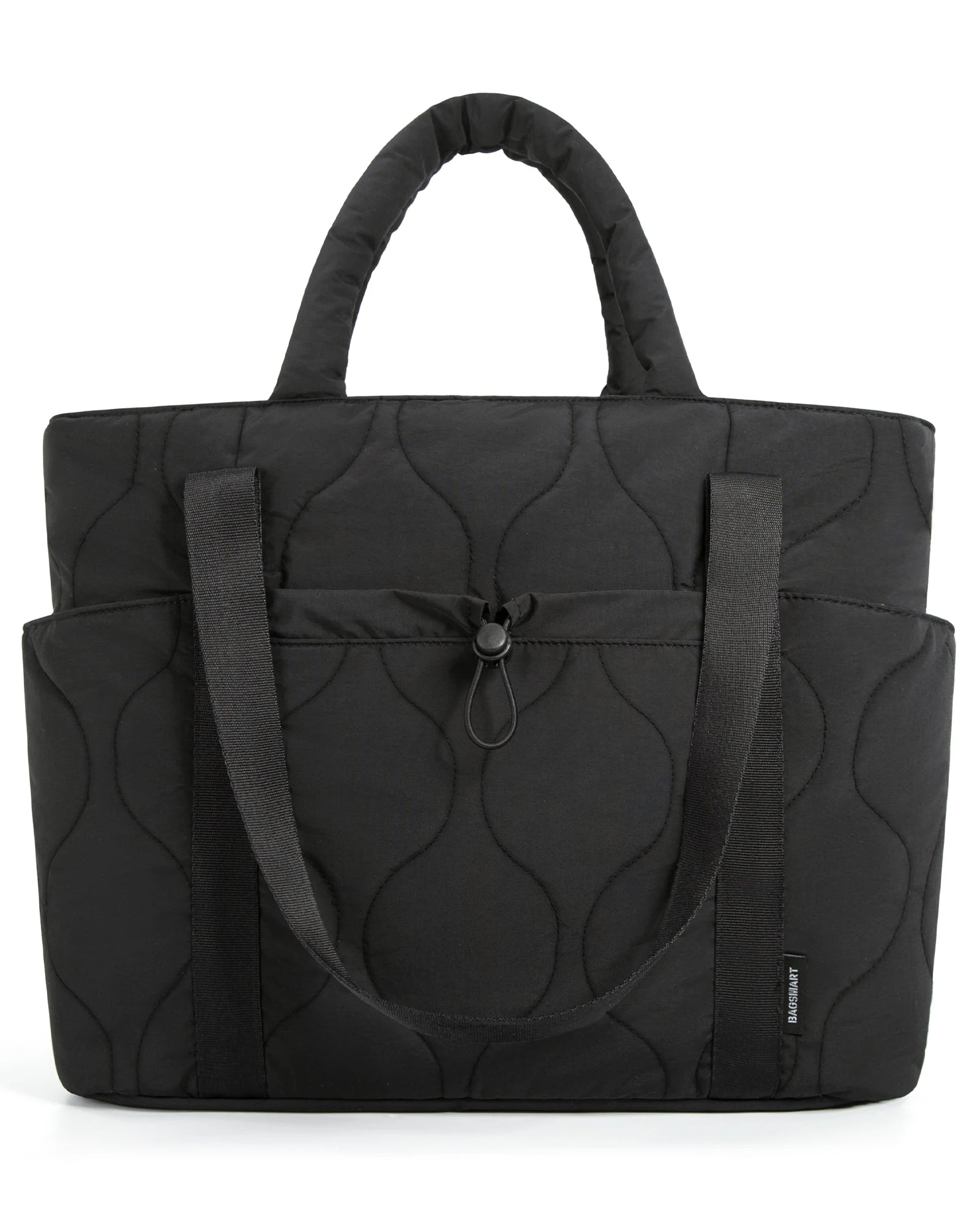 Women's Quilted Puffer Boston Bag – Lightweight Large Padded Shoulder Tote for Work & Travel (21L)