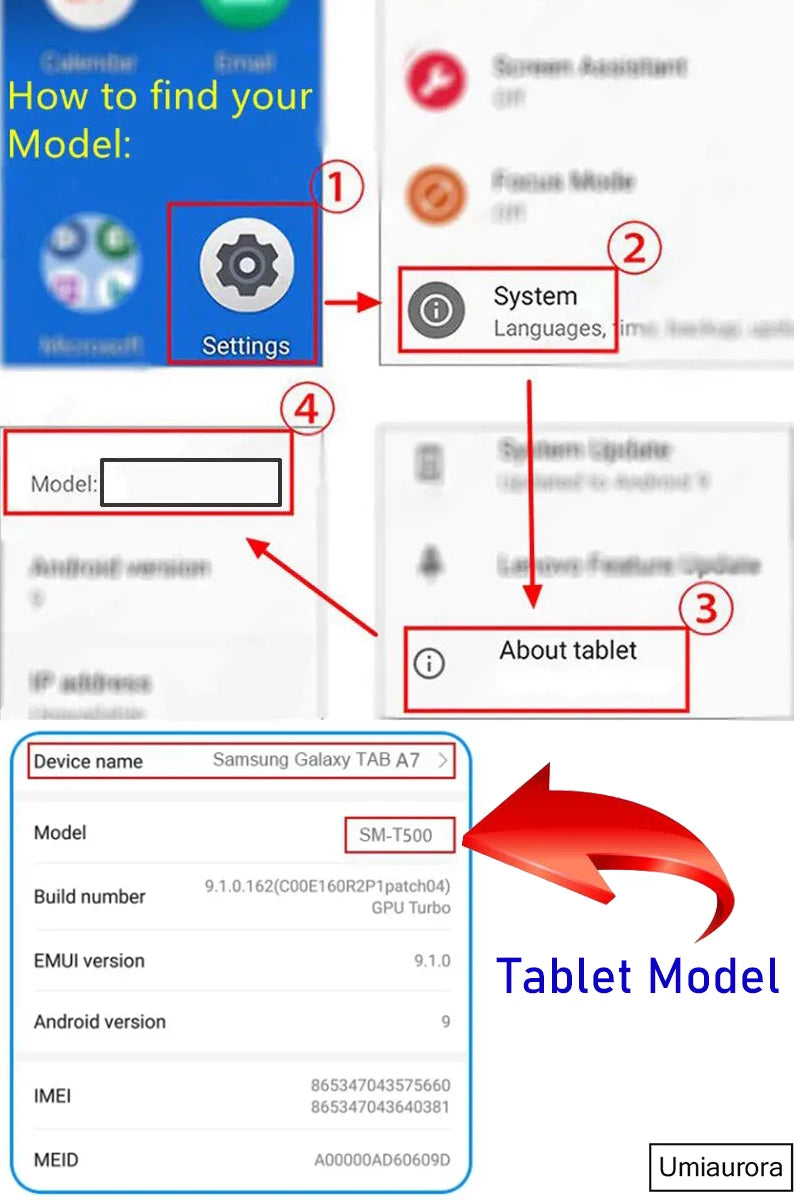 Kids Shockproof Tablet Cover For Samsung Tab S7 / S8 / S9 FE Plus by Snagg A Tab Case