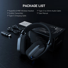 Wireless Gaming Headphones with Mic for PC, PS5 & Xbox by Snagg A Gaming Headset