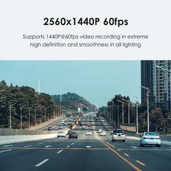 2K Quad HD+ Buffered Parking Dash Cam | Super Night Vision & GPS Logger