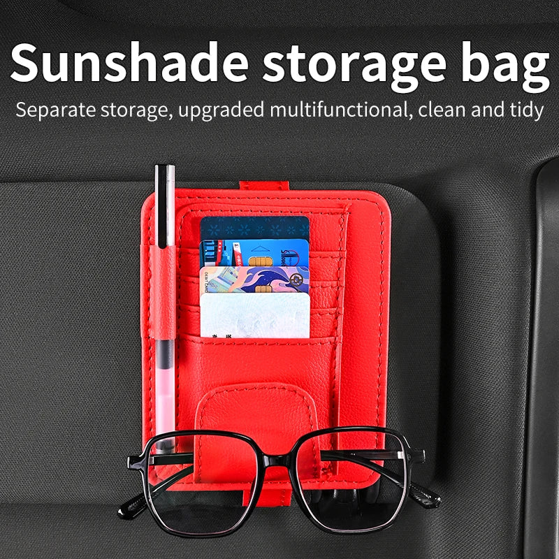 Universal Car Sun Visor Organizer by Snagg A Sun Glasses Holder