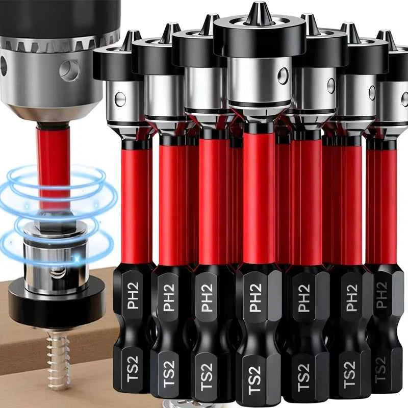 Magnetic Positioning Drywall Screwdriver Bits & Precision Plasterboard Locating Tool