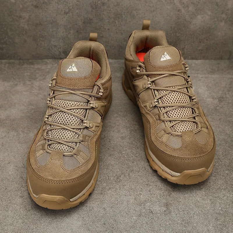 Non-slip suede leather hiking shoe – image 7