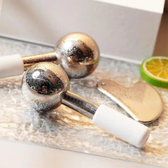 Facial Ice Globes – Hot & Cold Cryo Massage Balls for Skin Tightening & Glow