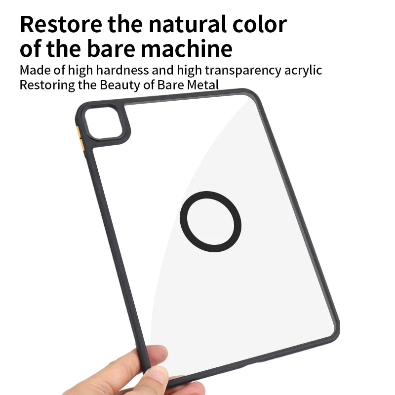 Hard PC Clear Magsafe Magnetic Case For iPad Pro 11/12.9/13 by Snagg An iPad Case