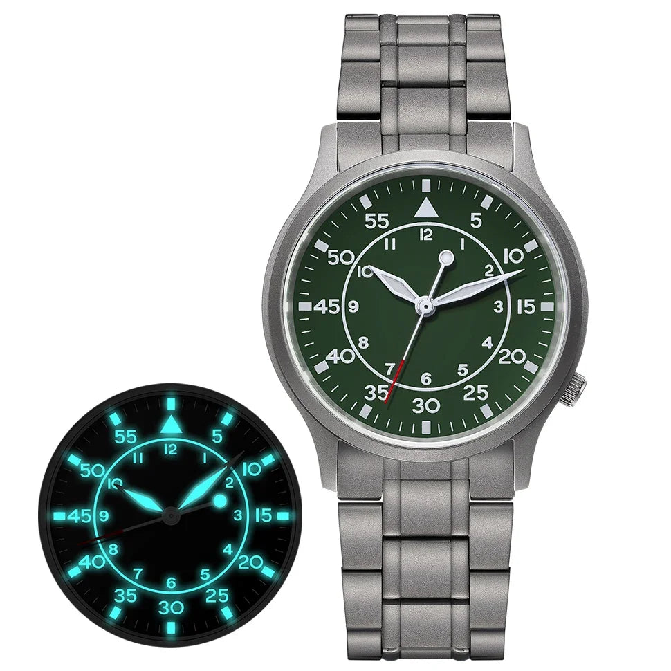 Titanium Quartz Watch – Ultra-Thin Precision