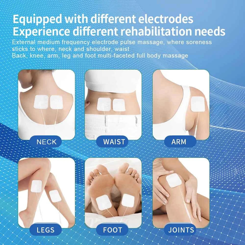 EMS TENS Muscle Stimulator – 4-Channel Electrotherapy Pain Relief Device