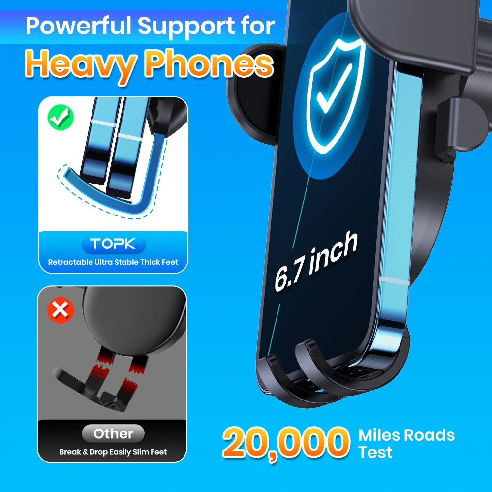 360° Car Phone Holder Mount by Snagg A Phone Holder