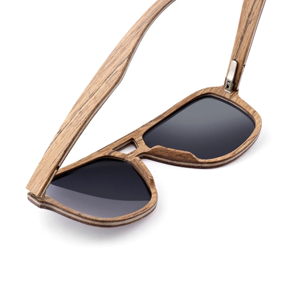 Shell Wooden Sunglasses