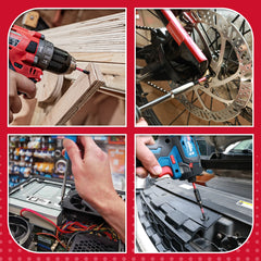 2" Impact Magnetic T20 Torx Screwdriver Bit Set – S2 Alloy Steel Power Bits with Base