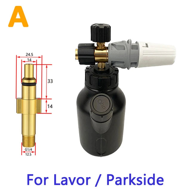 1L Pressure Washer Foam Cannon by Snagg A Foam Cannon