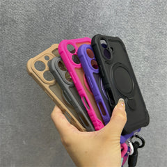 Wristband Lanyard Magsafe Magnetic Case - For iPhone 15 Series - Phone Cases & Covers