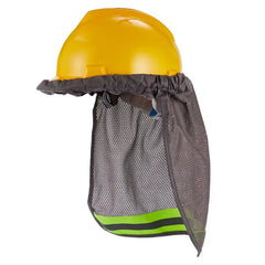 Reflective Stripe Neck Shield Safety For Hard Hats by Snagg A Neck Shield