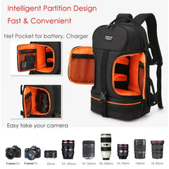 Professional DSLR Camera Backpack