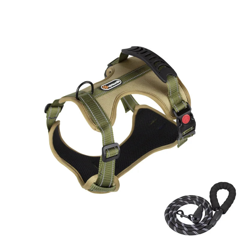 Adjustable Reflective Dog Harness by Snagg A Harness