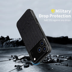Magnetic Carbon Fiber Pattern Phone Case for iPhone 17 Pro Max Series by Snagg A Phone Case