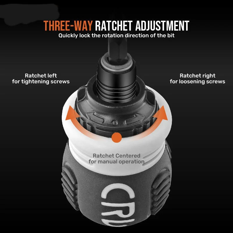 26-in-1 Magnetic Ratchet Screwdriver Set