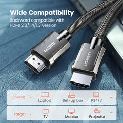 8K HDMI 2.1 Cable Support for TV, Laptop, Projector, PS4 & PS5 by Snagg An HDMI Cable