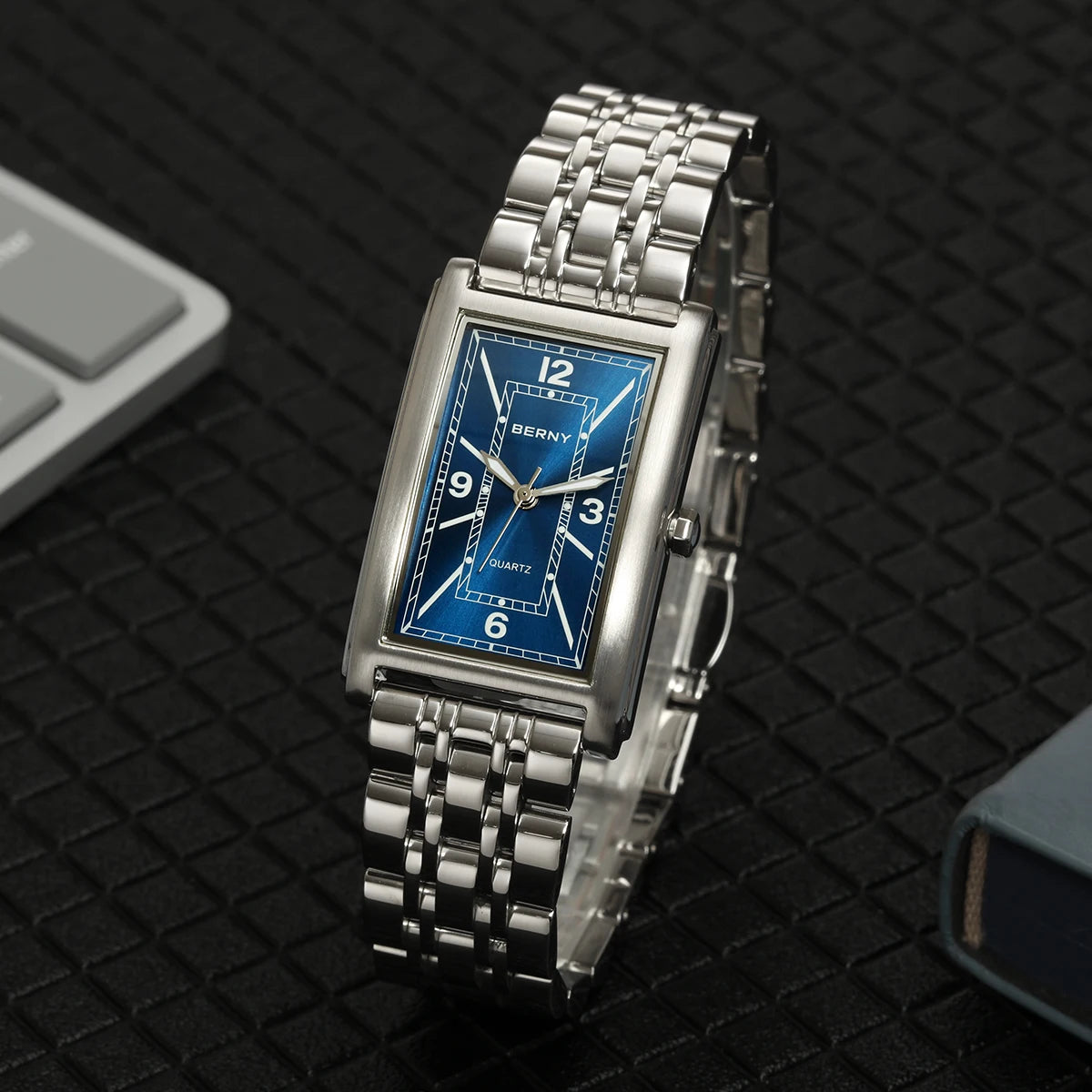 Rectangular Luxury Quartz Watch