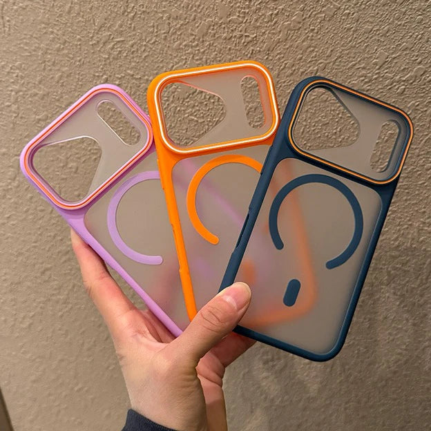 Matte MagSafe Translucent Frosted Shockproof Case – for iPhone 15 Series - Phone Cases & Covers