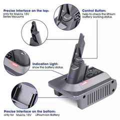 Makita 18V battery adapter for Dyson V7 and V8 vacuums – image 4