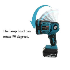Cordless LED lantern and spotlight for Makita 18V batteries – image 4