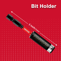 3" Magnetic Screwdriver Bit Holder – S2 Alloy Steel Hex Shank Extension for Impact & Power Drills