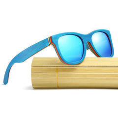 Skateboard Wooden Sunglasses by Snagg It Sunglasses
