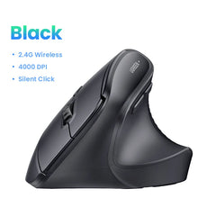 Vertical Wireless Mouse – 2.4G Ergonomic Design with 4000 DPI for PC, Laptop & Tablet by Snagg A Gaming Mouse