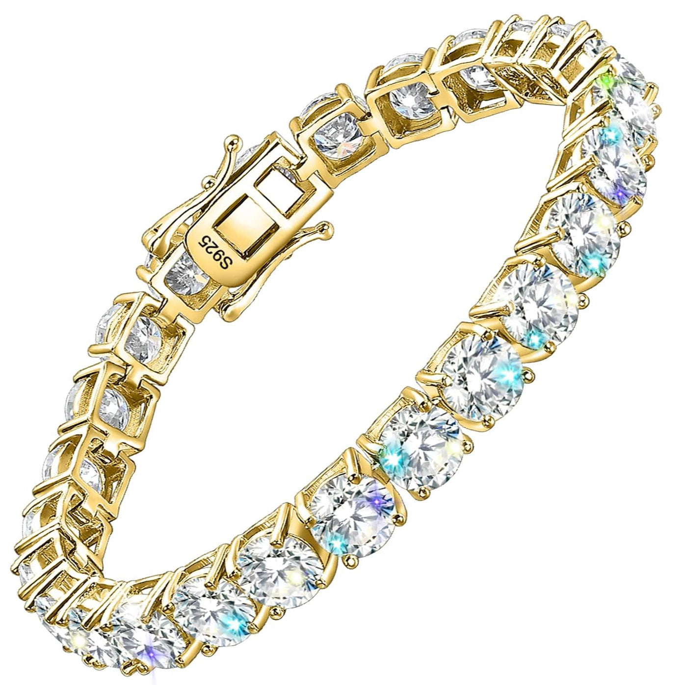 Full Moissanite Tennis Bracelet