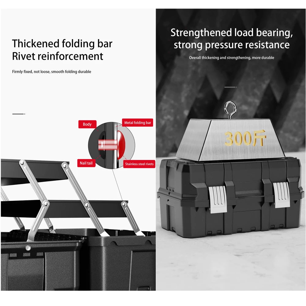 Multi-Layer Folding Tool Box