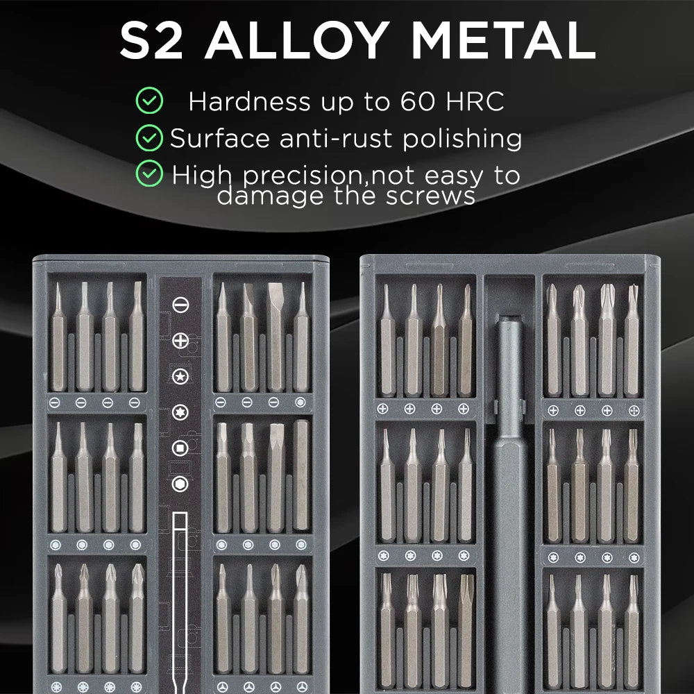 25/63-in-1 Magnetic Precision Screwdriver Kit