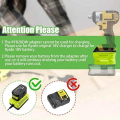 Battery adapter for Ryobi 18V batteries to DeWalt 20V tools – image 4