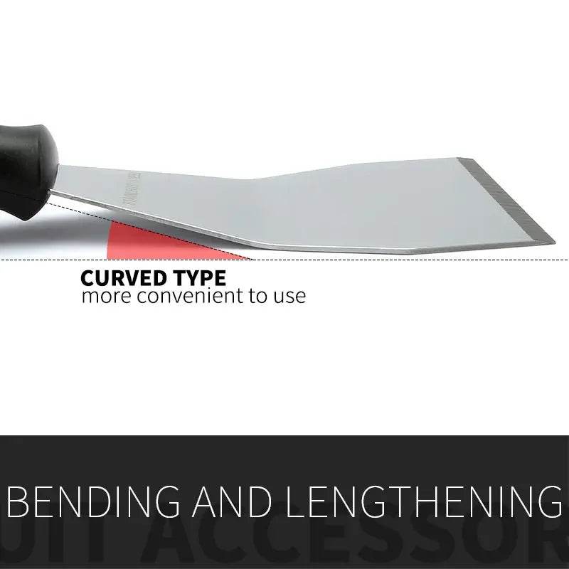 Curved Stainless Steel Putty Knife – 250mm - SnaggIt